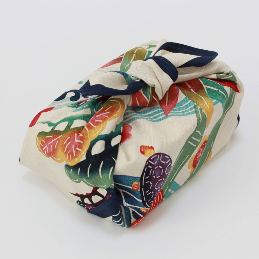 45 degree angled shot hare no hi furoshiki hama monyo