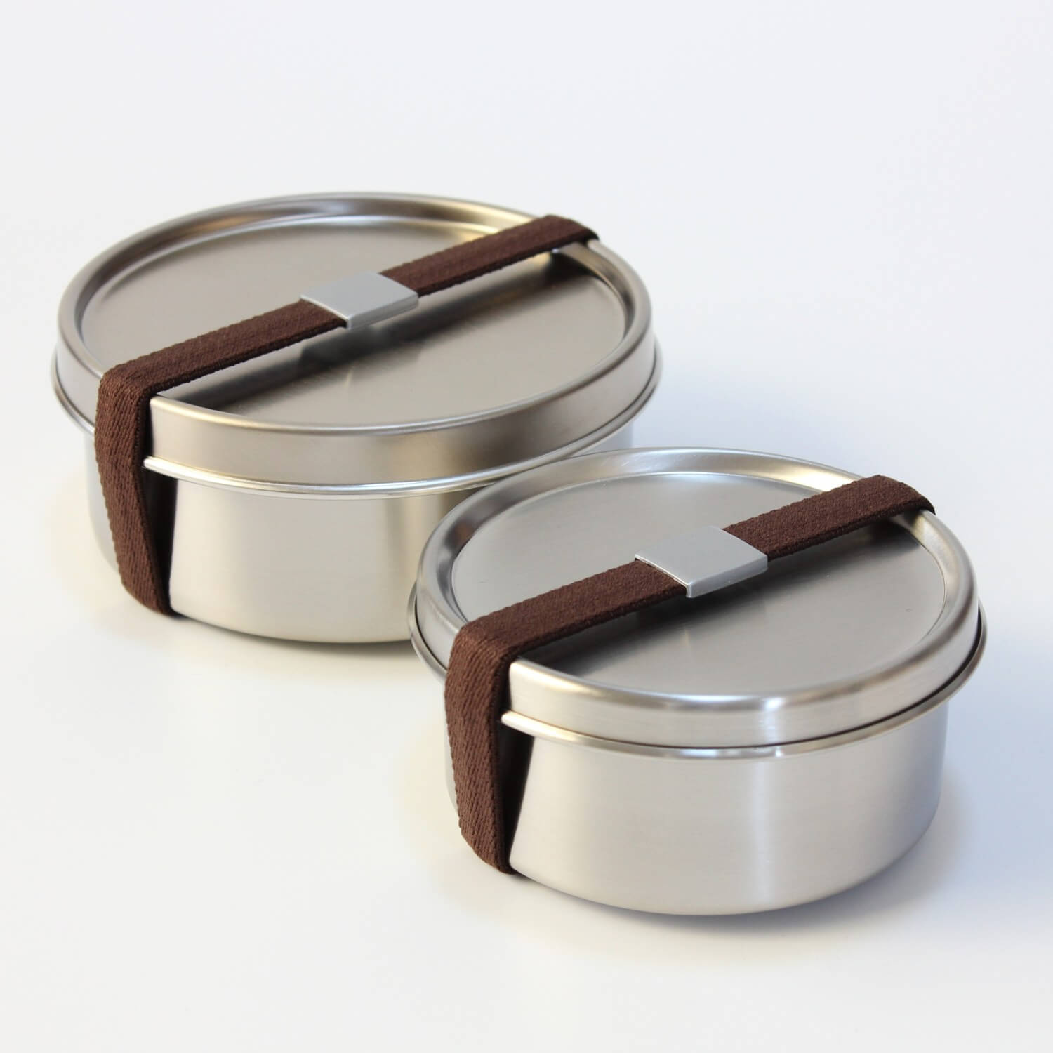 Stainless Steel Round 1 Tier Bento Box | Made in Tsubame Sanjo Japan
