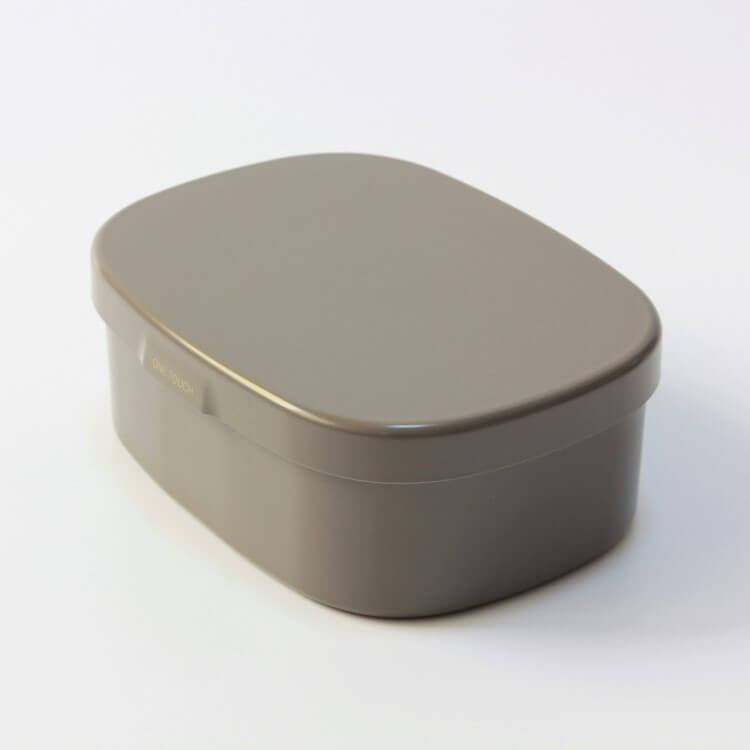 grey 1 tier bento box