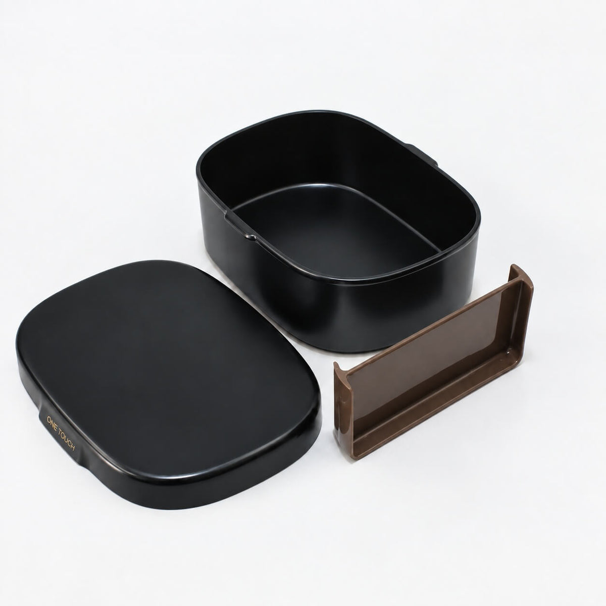 One Touch Black 1 Tier Bento Box | 600ml