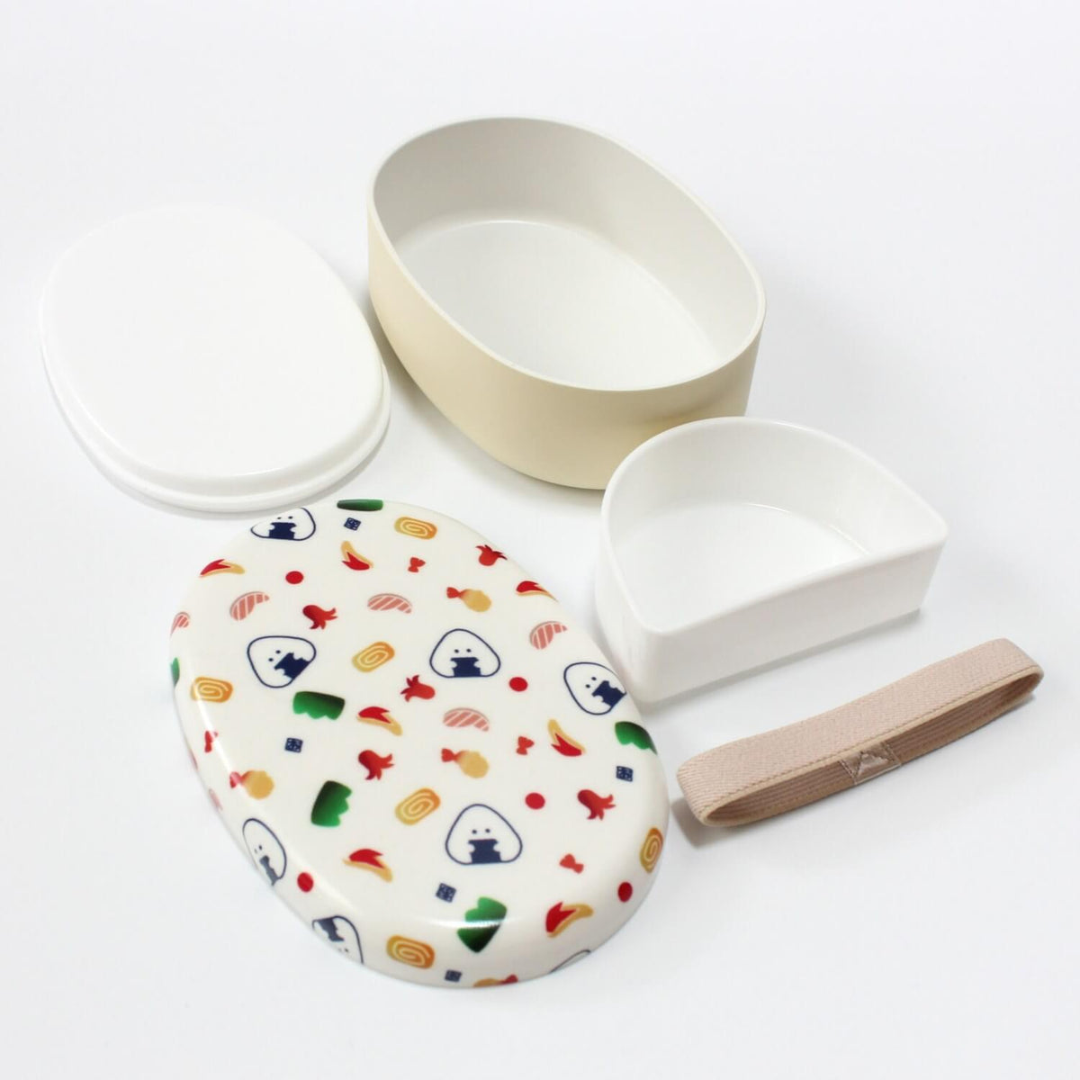 Okazu Korokoro 1 Tier Bento Box | Cloth Infused Lid