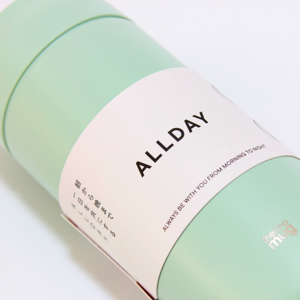 Allday Insulated Drink Bottle | Tea Green | from thermo mug