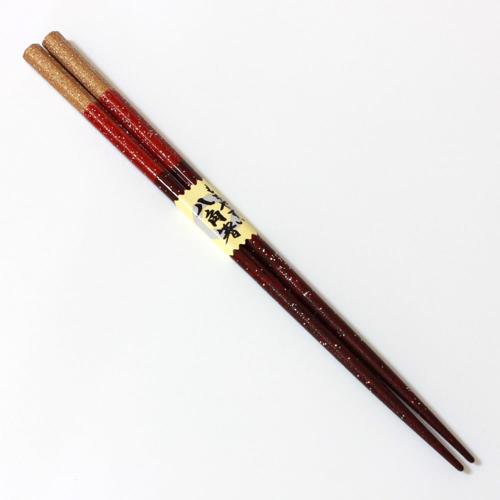 Seiza Chopsticks | Brown, Red | Dishwasher safe, Wood, Eight Sided