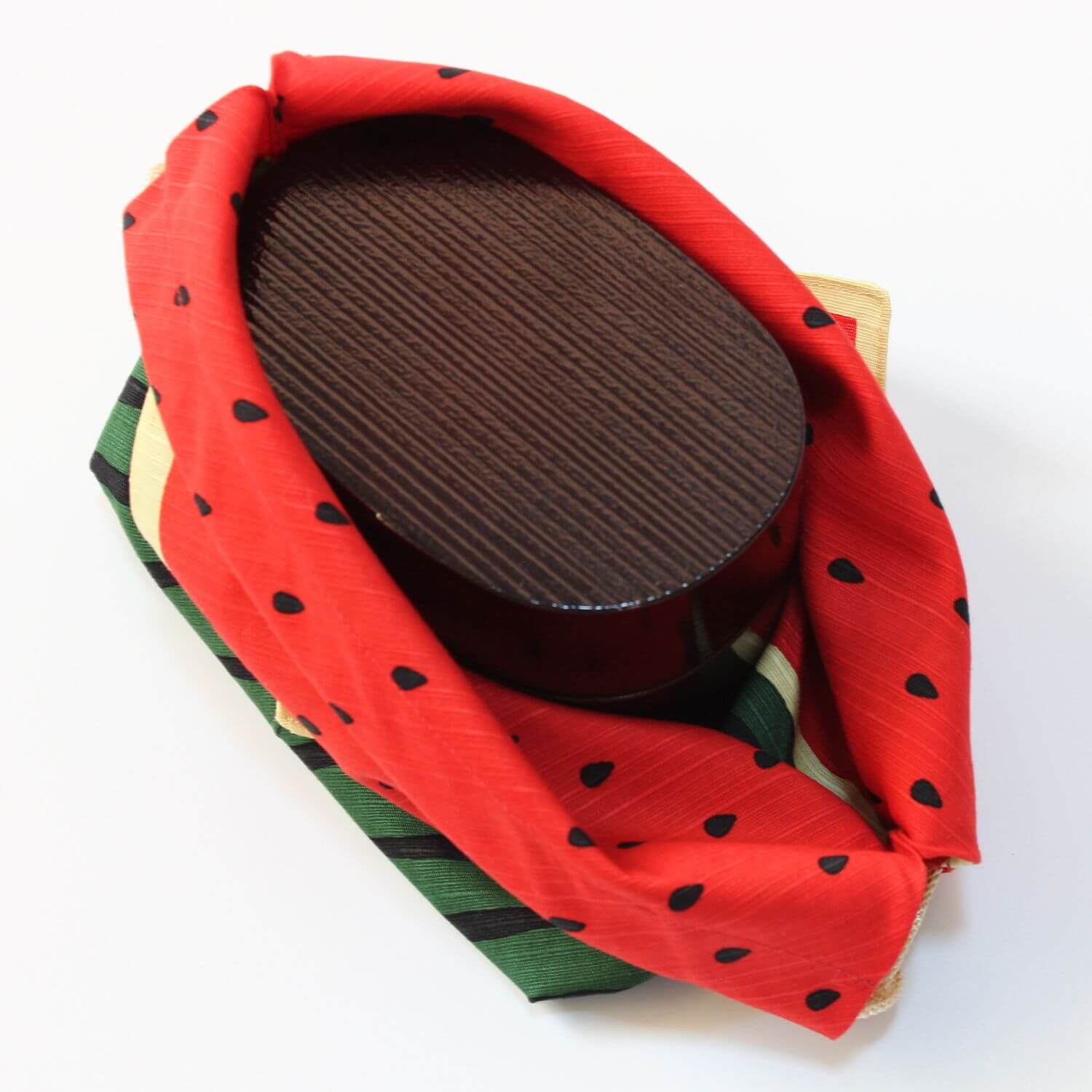 Hamamonyo Watermelon Kinchaku Bento Lunch Bag