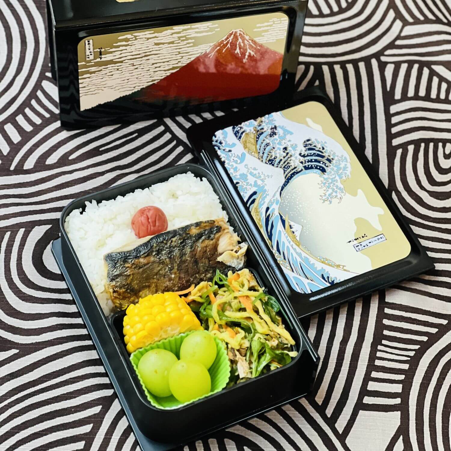 japanese bento in book bento box