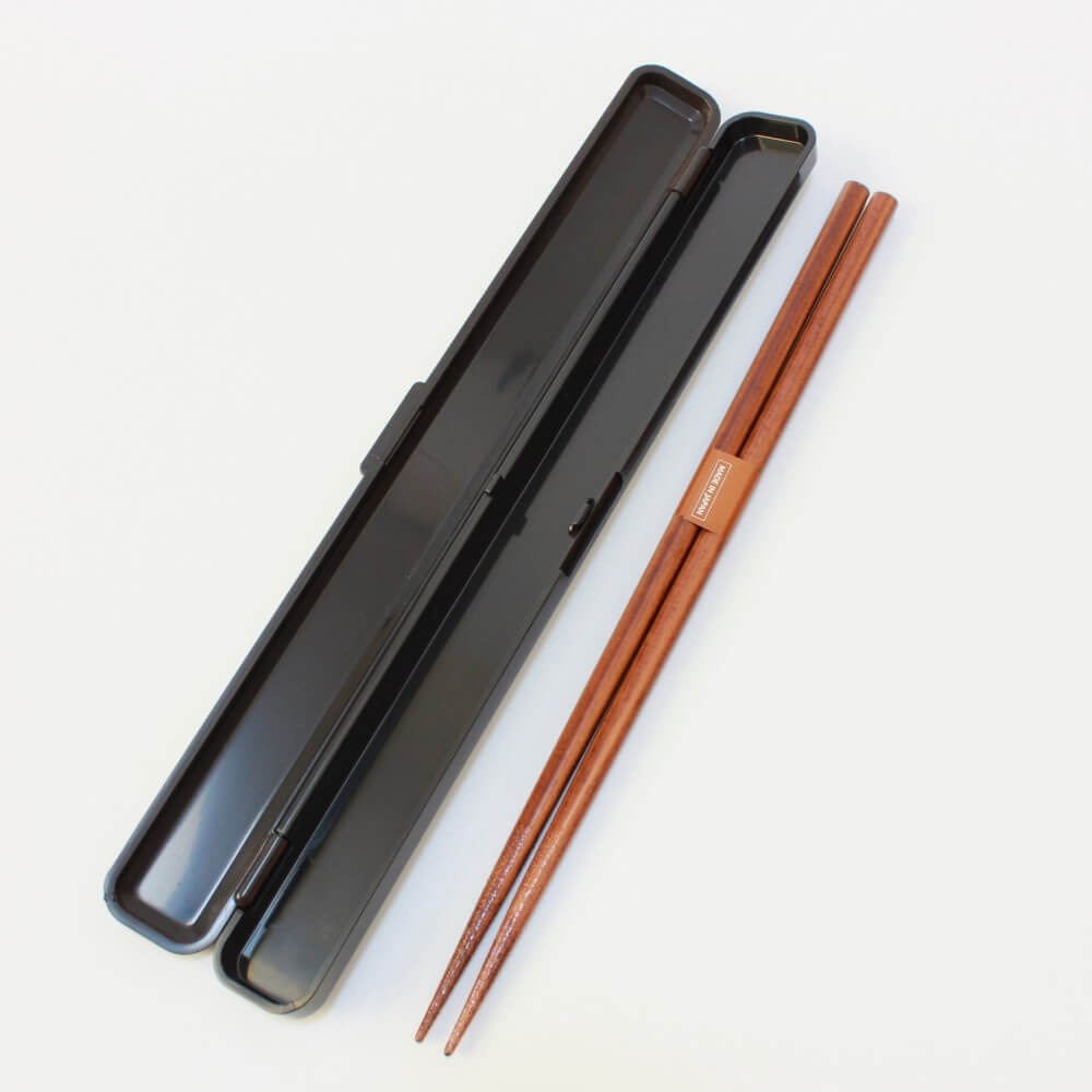 chopsticks case opened tochi chopsticks case set