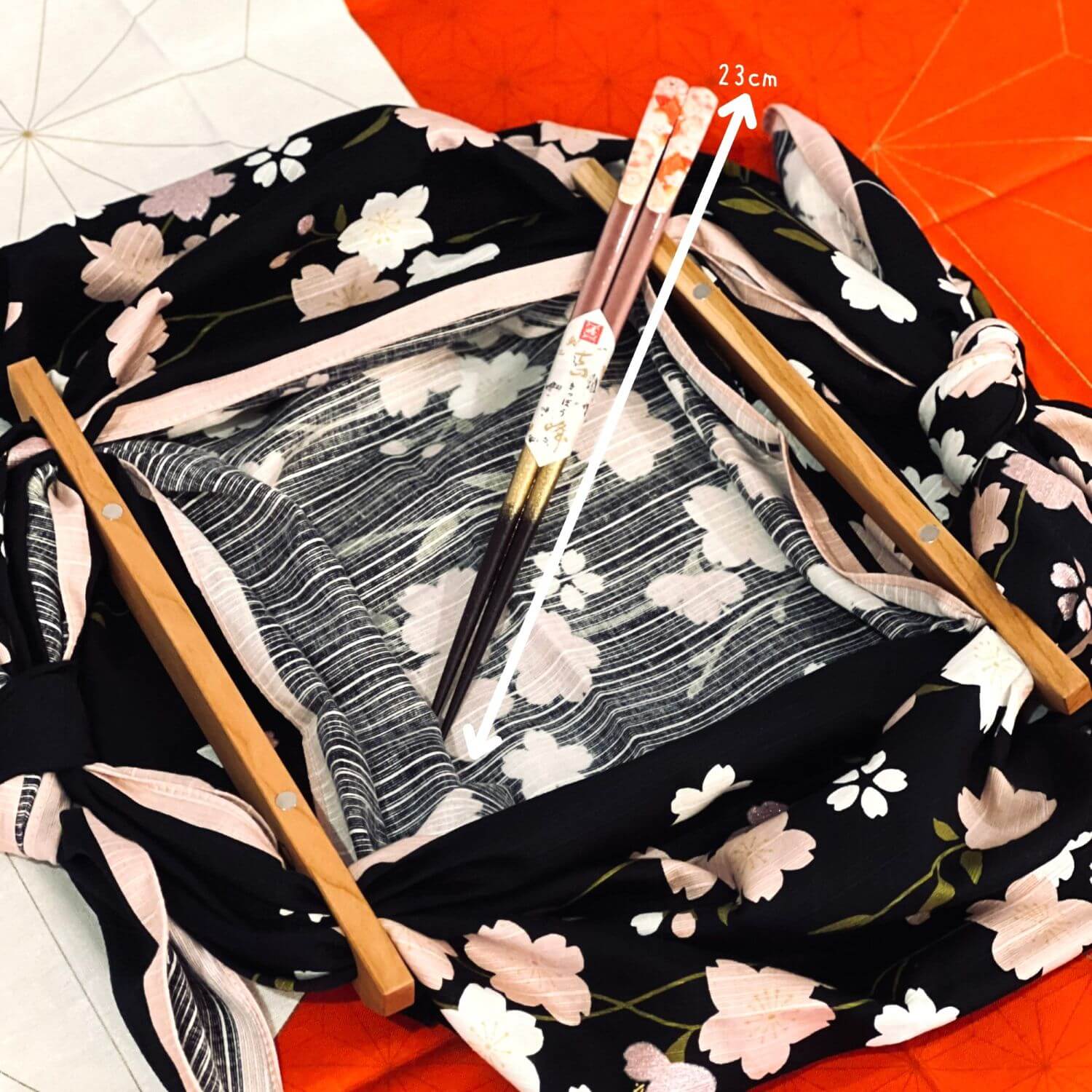 Furoshiki Patchin Frame for Handles | Make Furoshiki Bags
