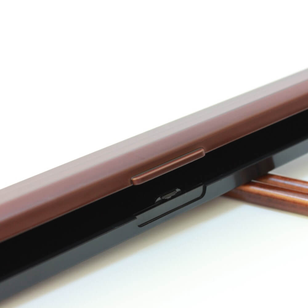 close up chopsticks case opened