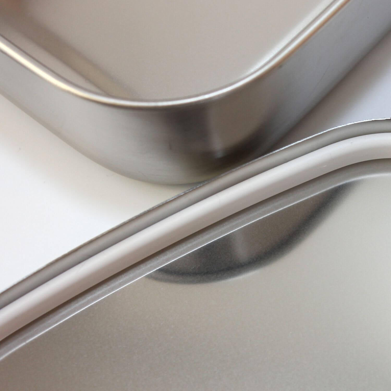 close up gasket under lid 660ml steel bento box