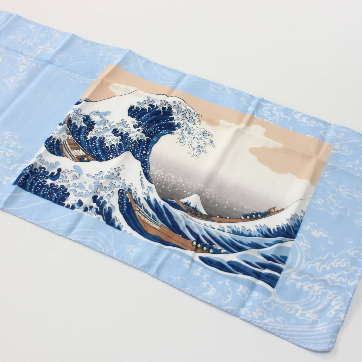Yamamotojin Double Gauze Tenugui Hokusai Great Wave Off Kanagawa