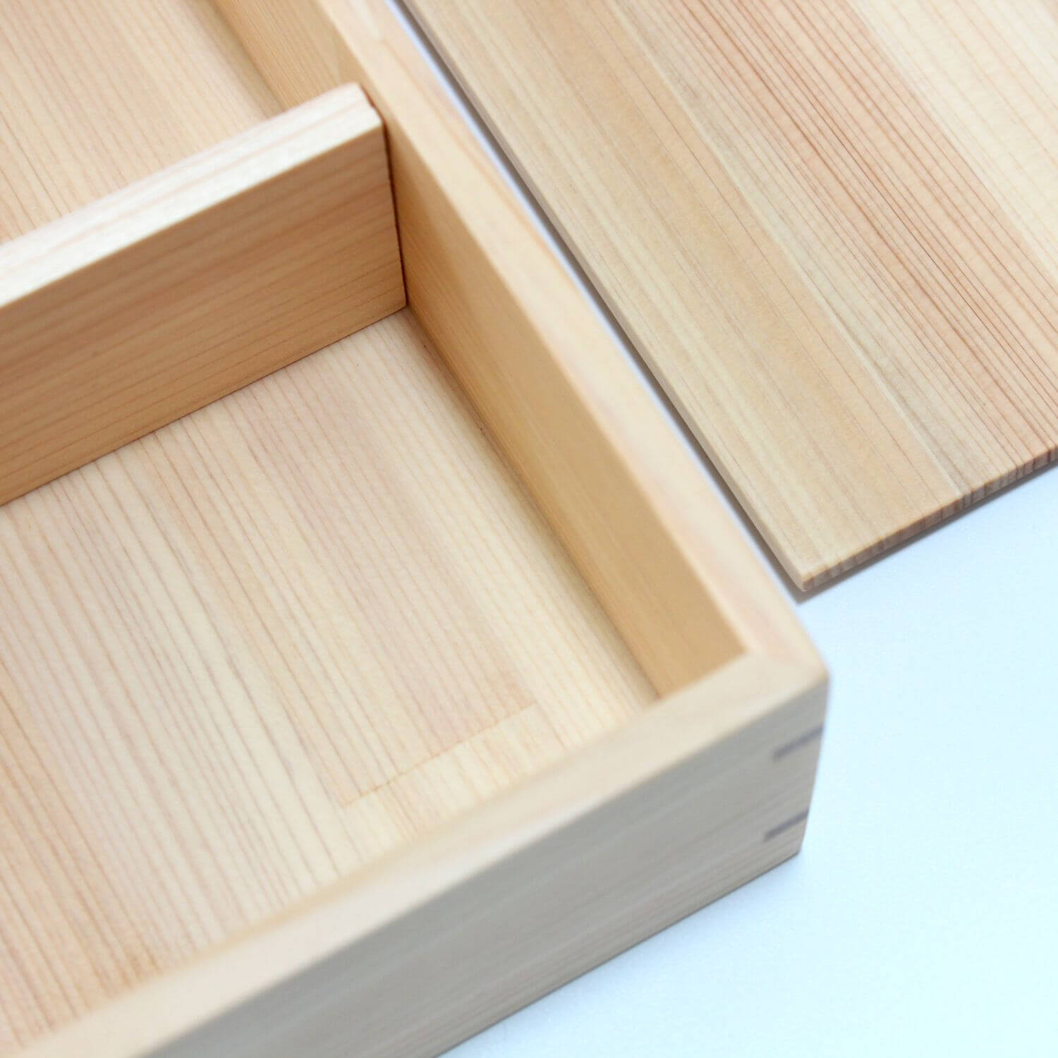 Kishu Hinoki Rectangle 1 Tier Wood Bento Box | Japanese Cypress