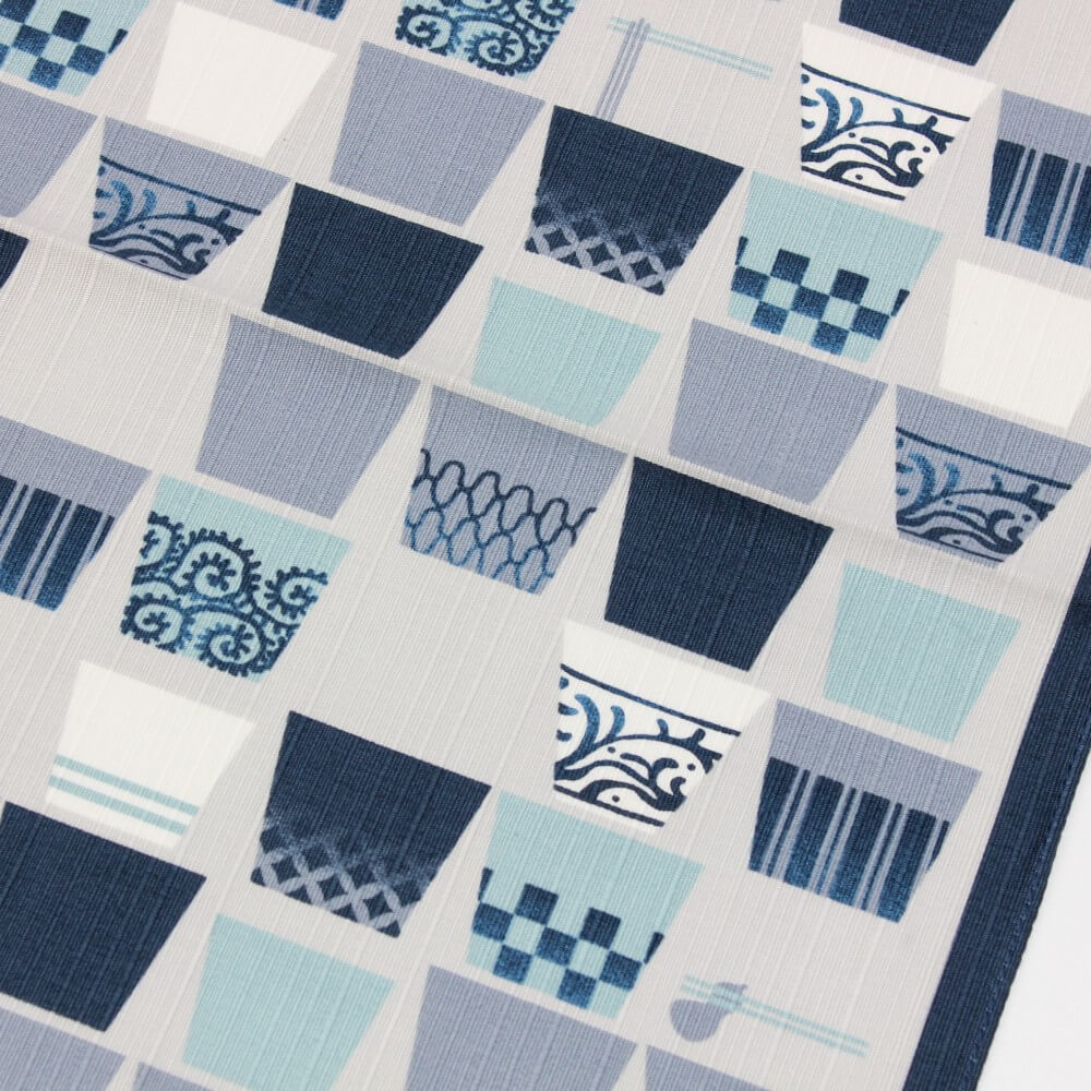 close up soba cups design furoshiki