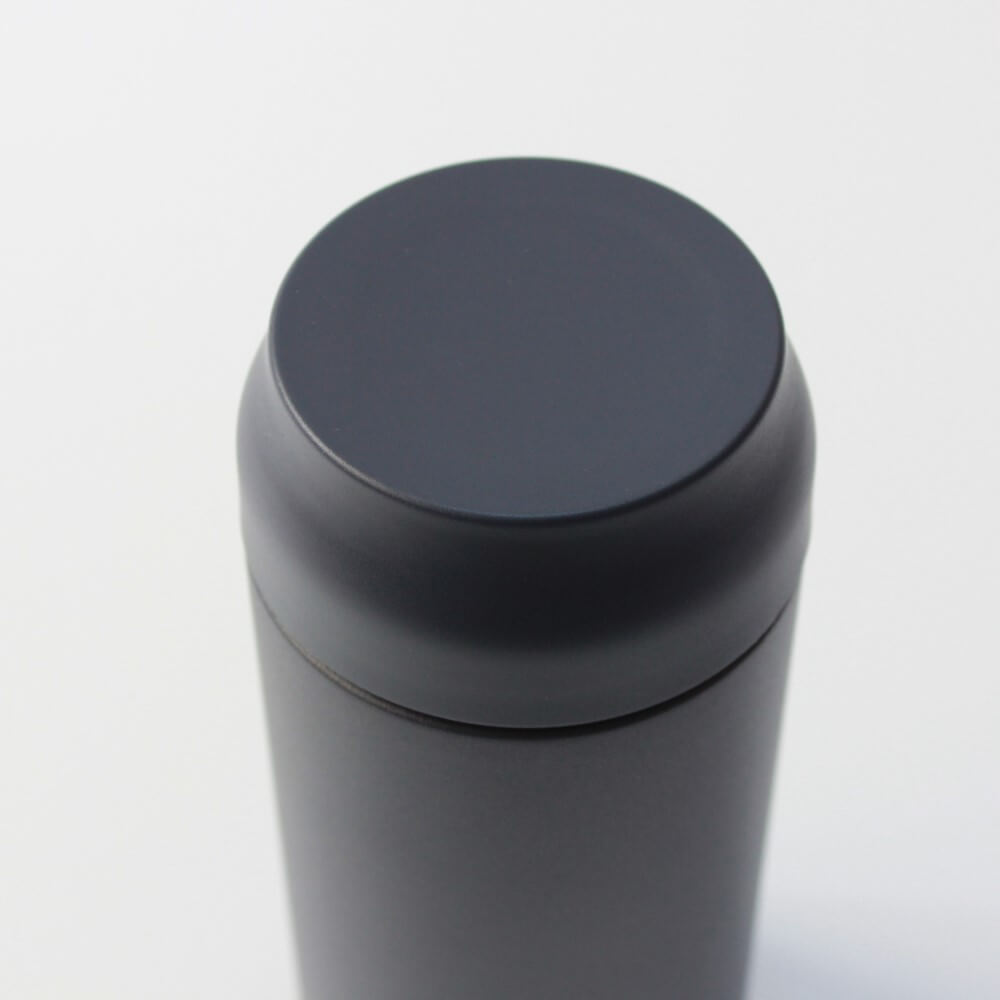 close up top of allday drink bottle navy thermomug