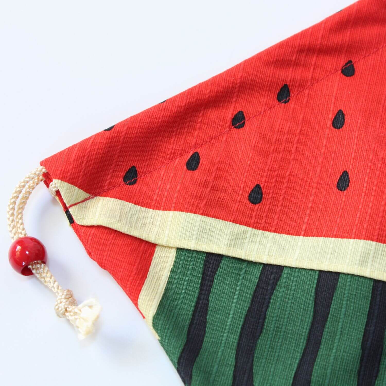 Hamamonyo Watermelon Kinchaku Bento Lunch Bag