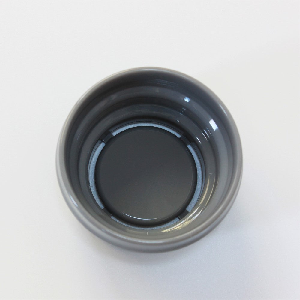 closeup inner lid taken off drink bottle