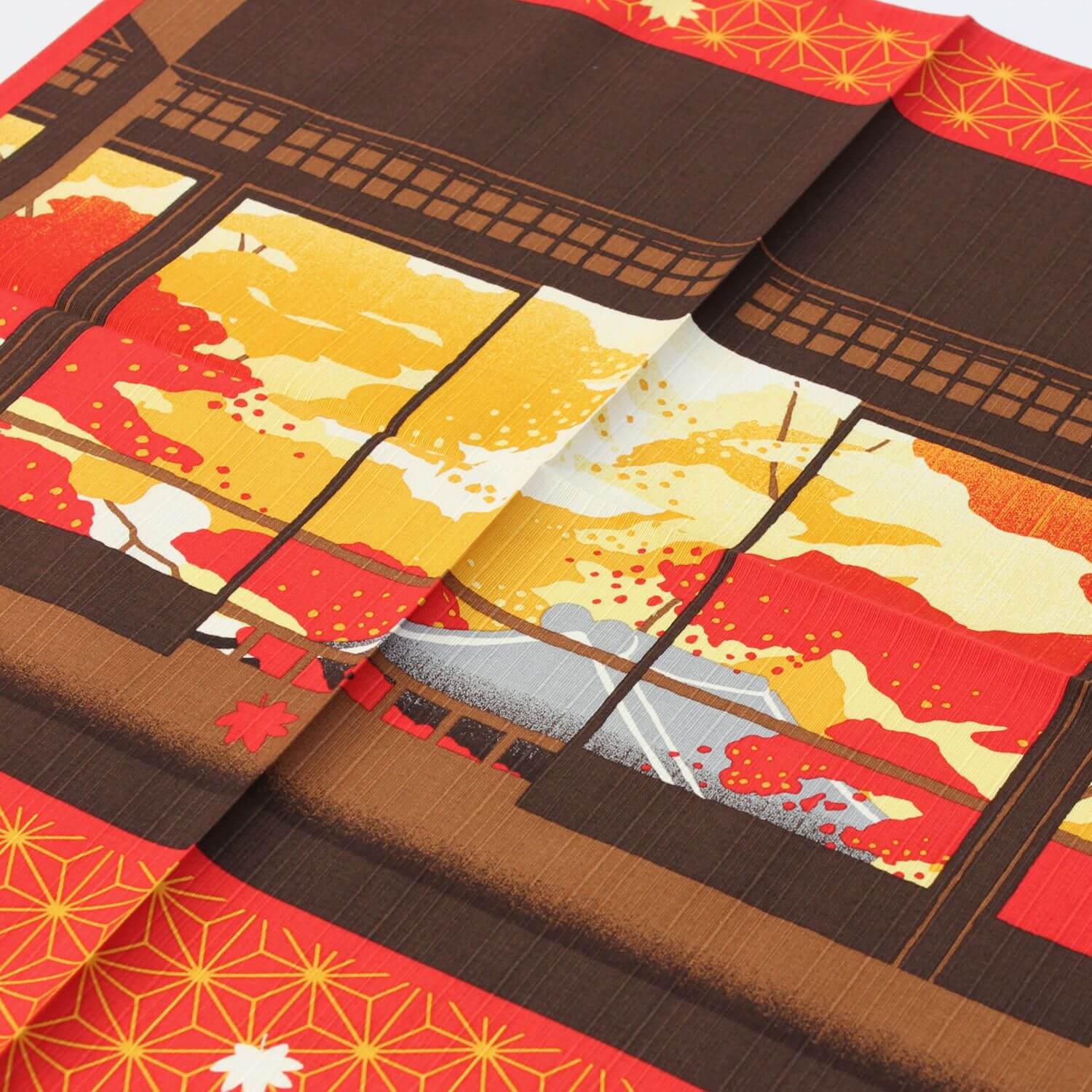 Hamamonyo Autumn Abounds Furoshiki Wrapping Cloth 50cm