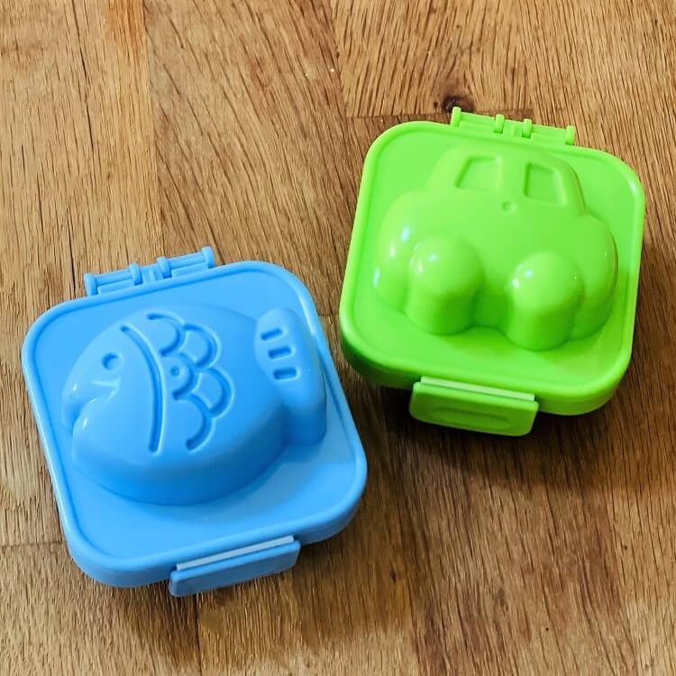 Egg Moulds Car and Fish Shapes