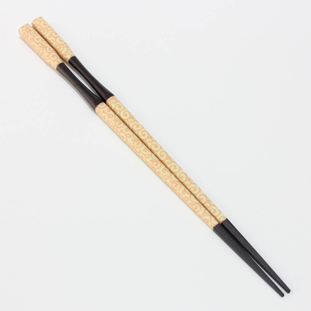 full length pic of karakusa yellow chopsticks