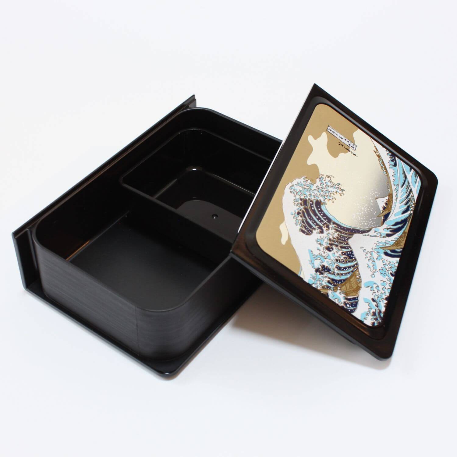 Book 1 Tier Bento Box | Great wave, Red Fuji artwork | 650ml capacity