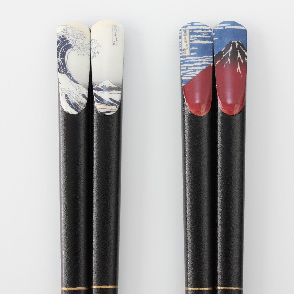great wave red fuji chopsticks