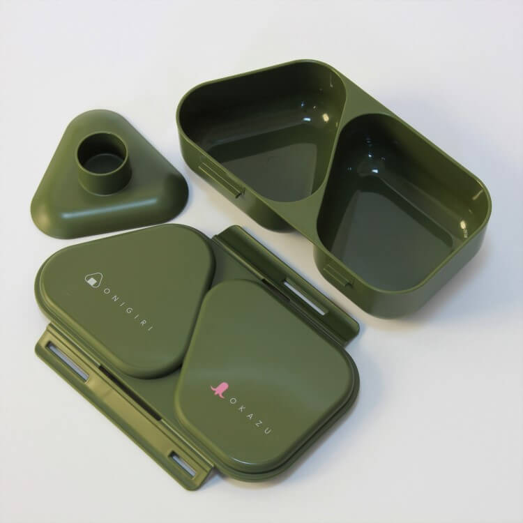 Onigiri Bento Case and Mould | White or Green | Made with 10% corn biomass