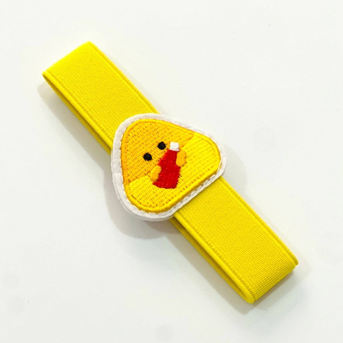 omurice elastic yellow bento lunch band