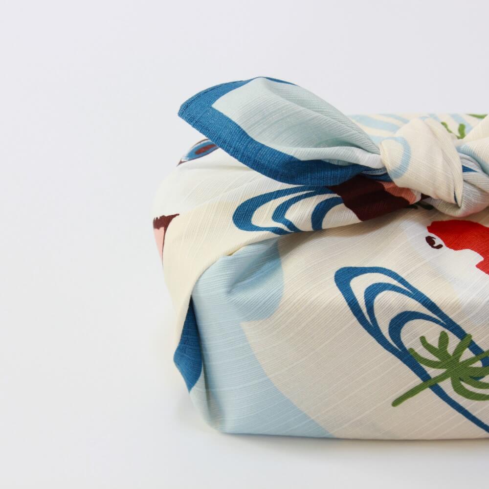 hama monyo cat goldfish standoff furoshiki 50cm