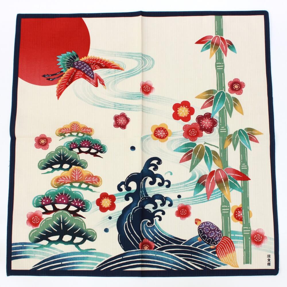 hama monyo hare no hi furoshiki laid flat