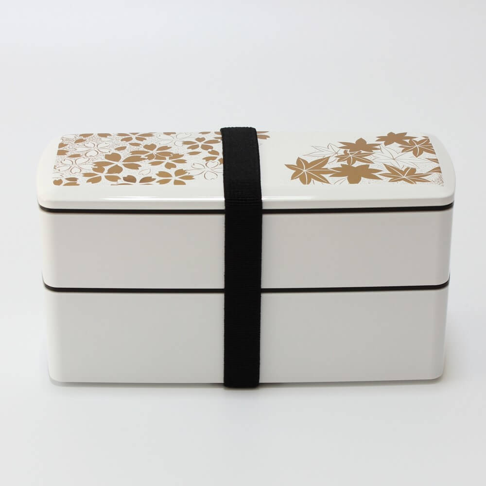 hanamaru rectangle white with bento band