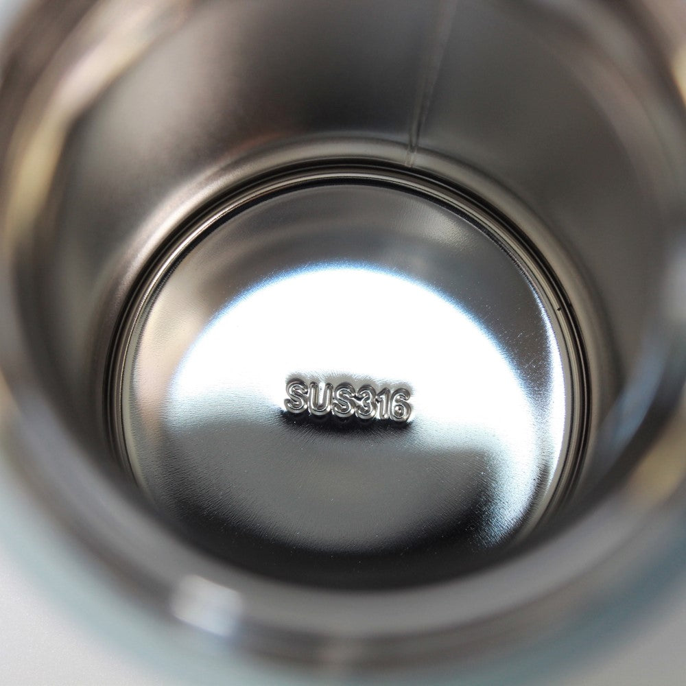 inside bottle showing sus316