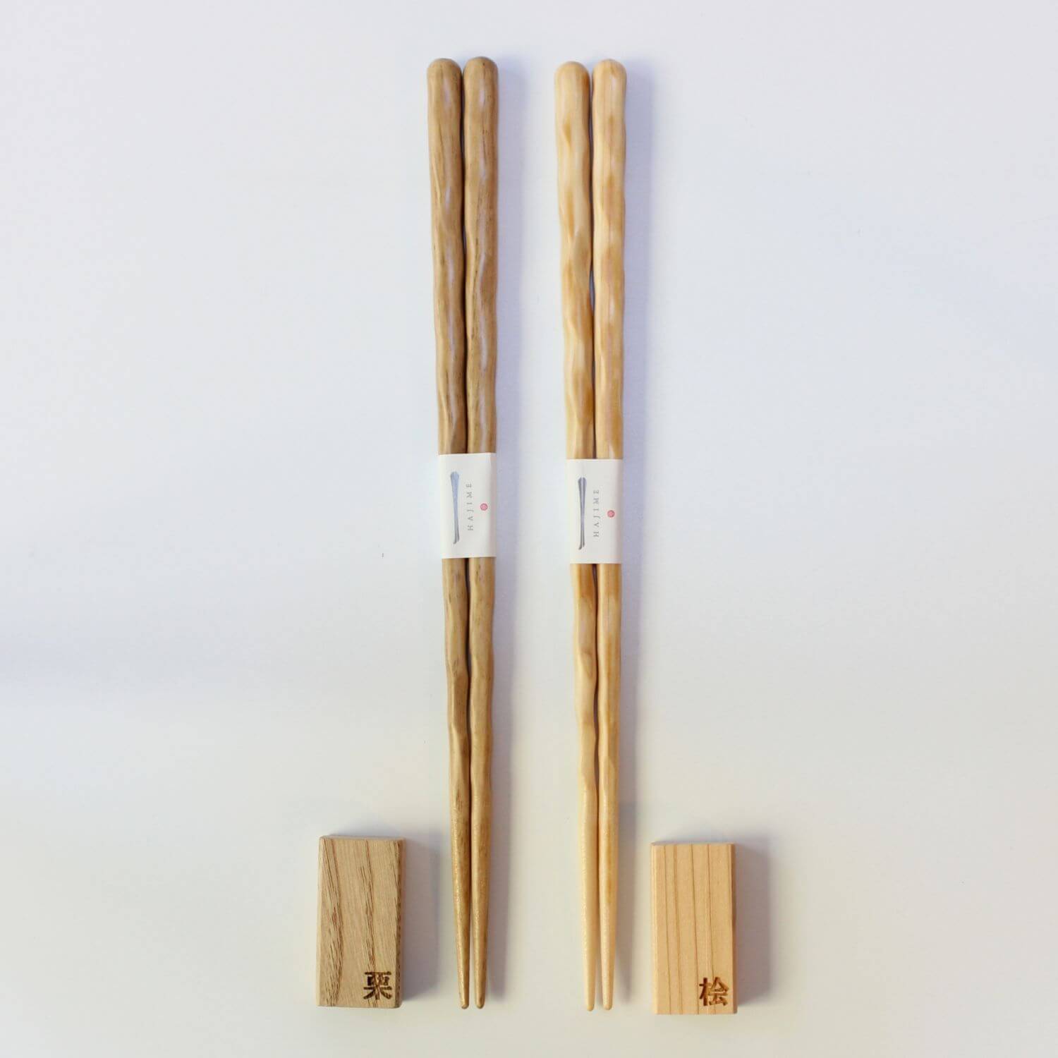 Japanese Cypress and Chestnut Chopsticks Gift Set | Wooden Hand Made