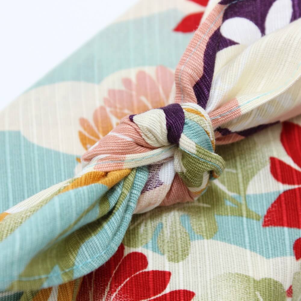 knot of dream autumn furoshiki wrapped