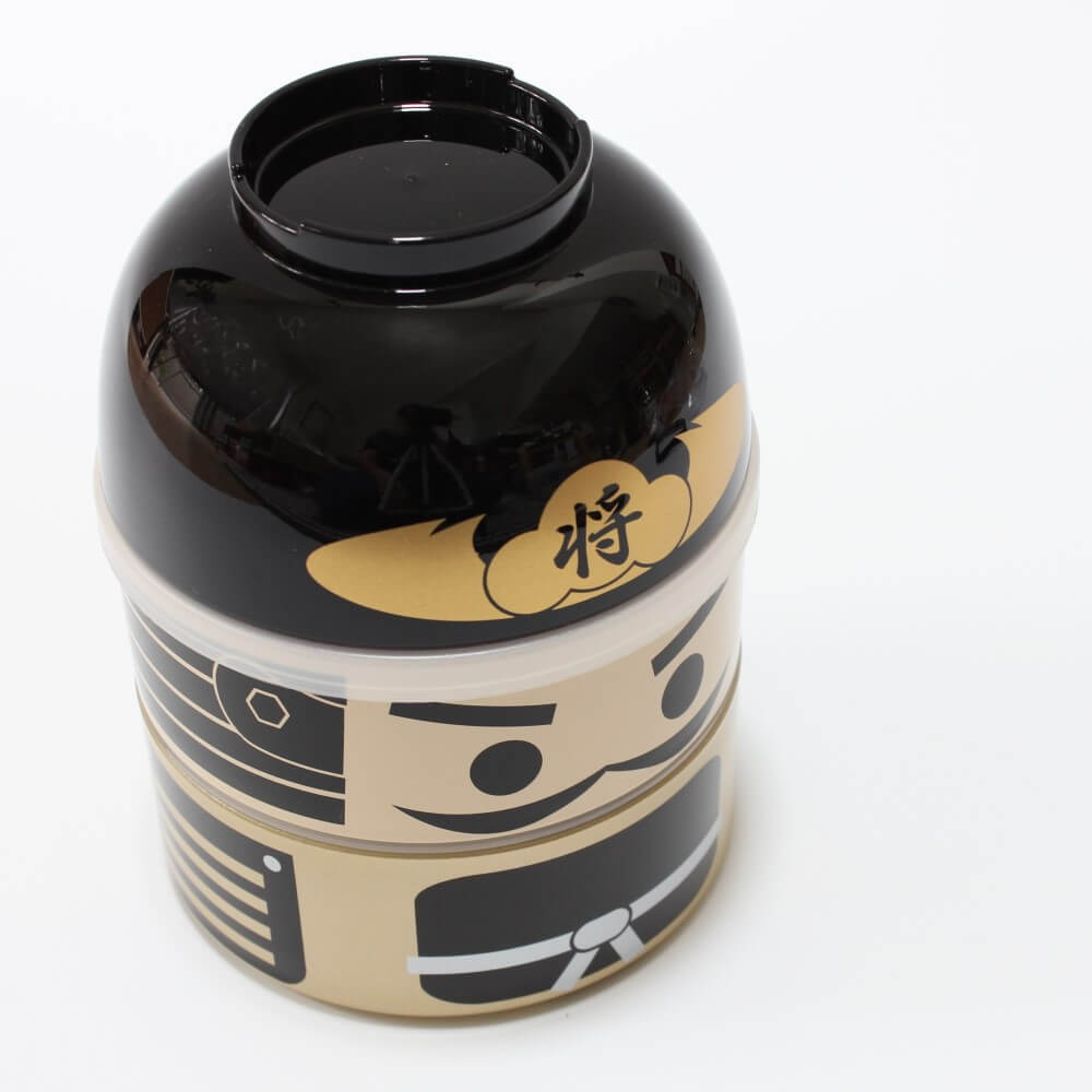 kokeshi bushou bento box from top