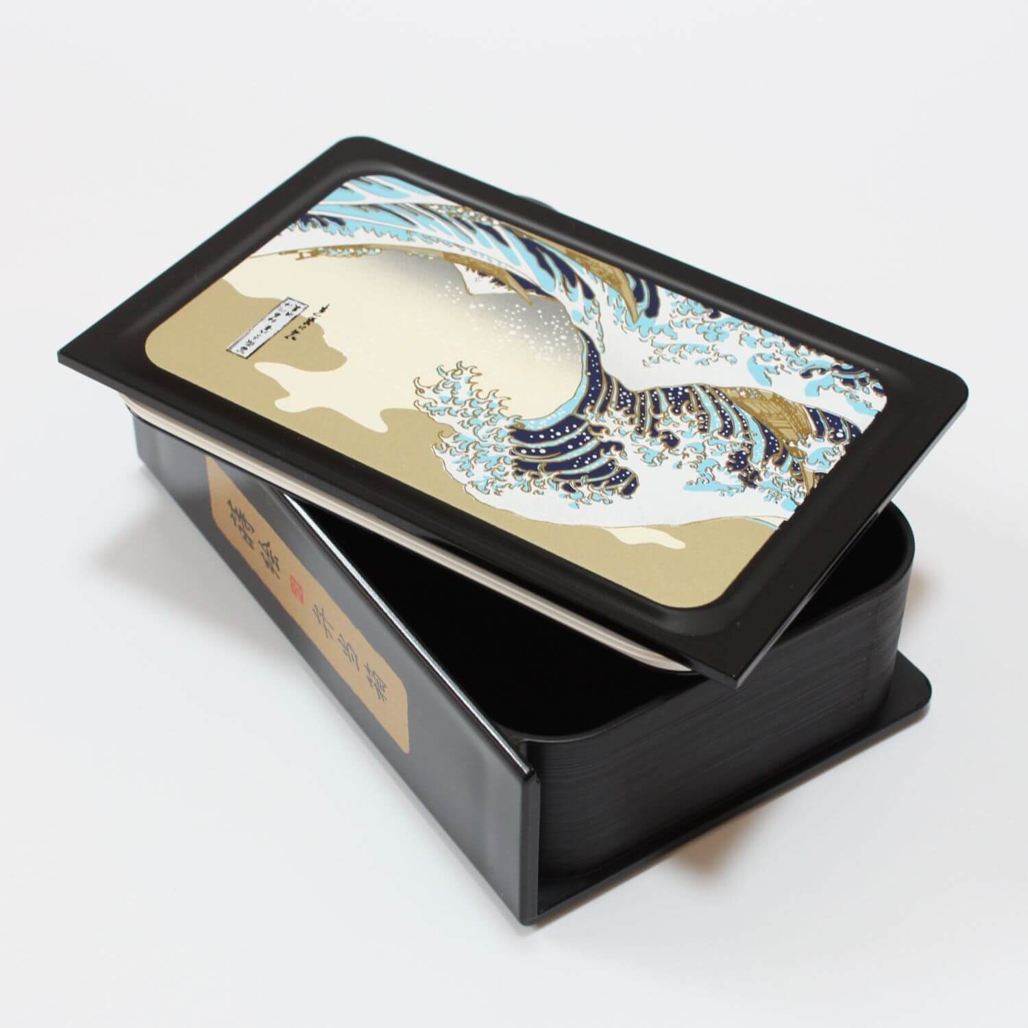 Book 1 Tier Bento Box | Great wave, Red Fuji artwork | 650ml capacity