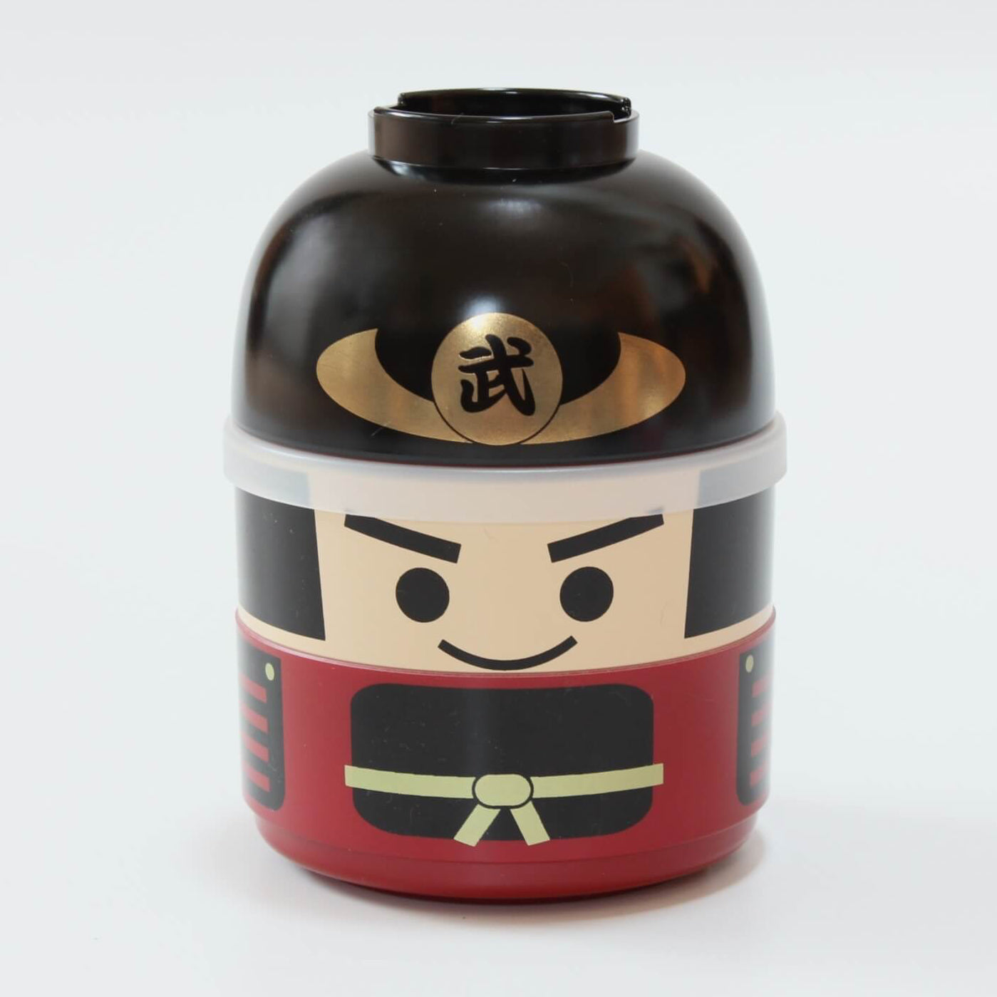 mini kokeshi bushi 2 tier bento box and bowl