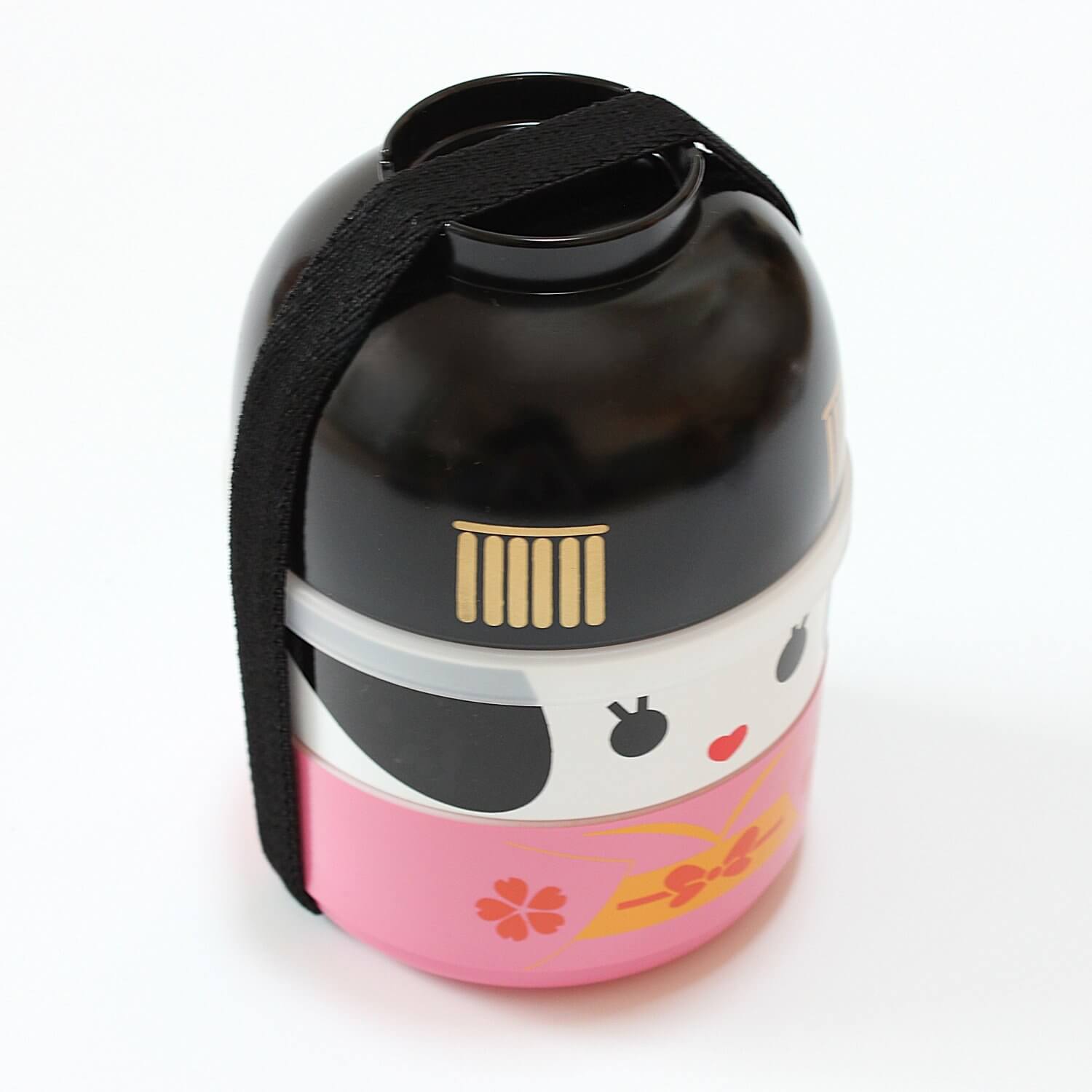 Mini Kokeshi Maiko 2 Tier Bento Box and Bowl