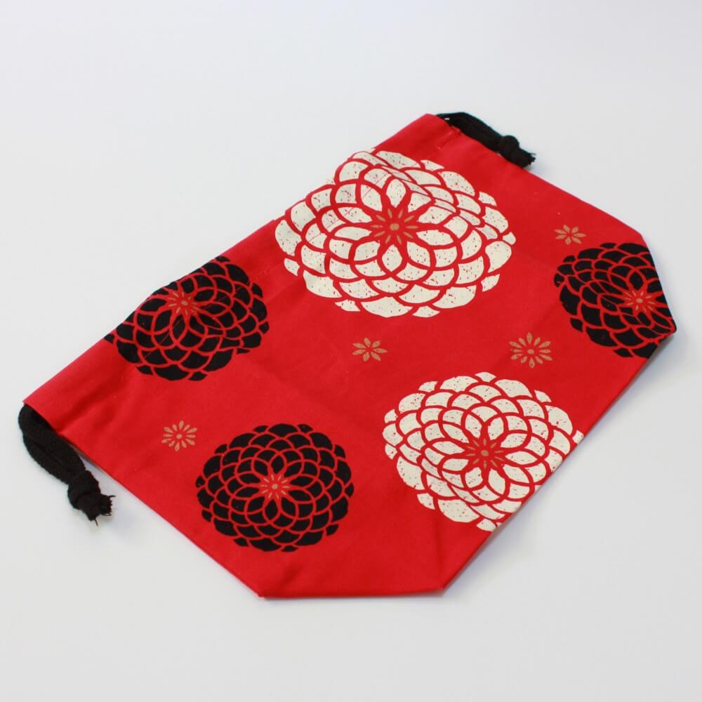 momoka red bento lunch bag