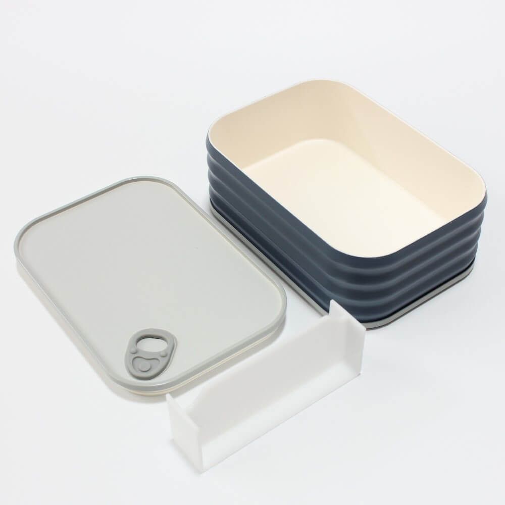 navy bento box eatcan disassembled