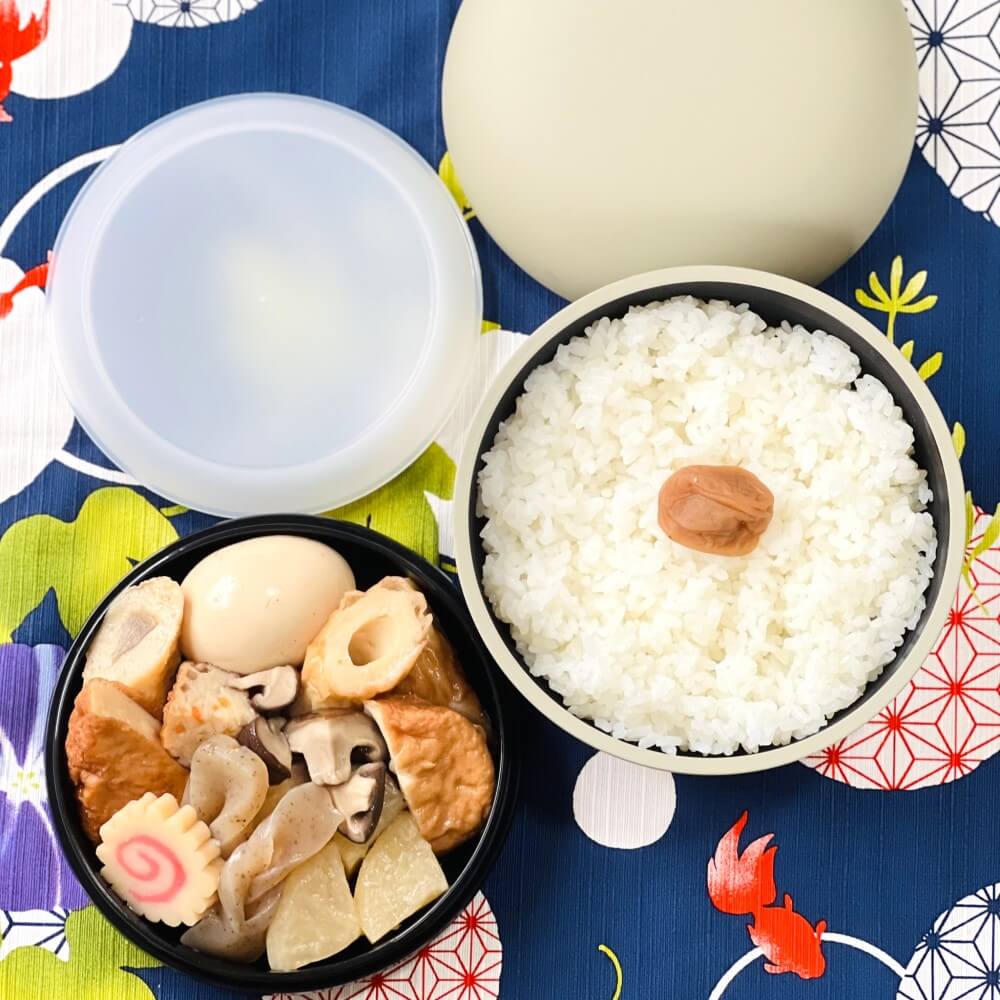 oden bento mayudon bento box