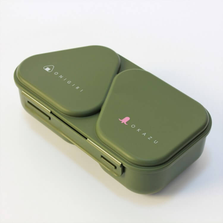 Onigiri Bento Case and Mould | White or Green | Made with 10% corn biomass