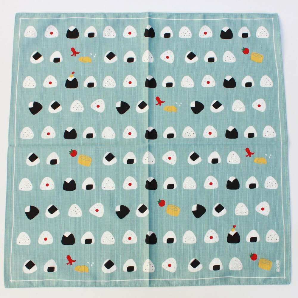onigiri lineup furoshiki