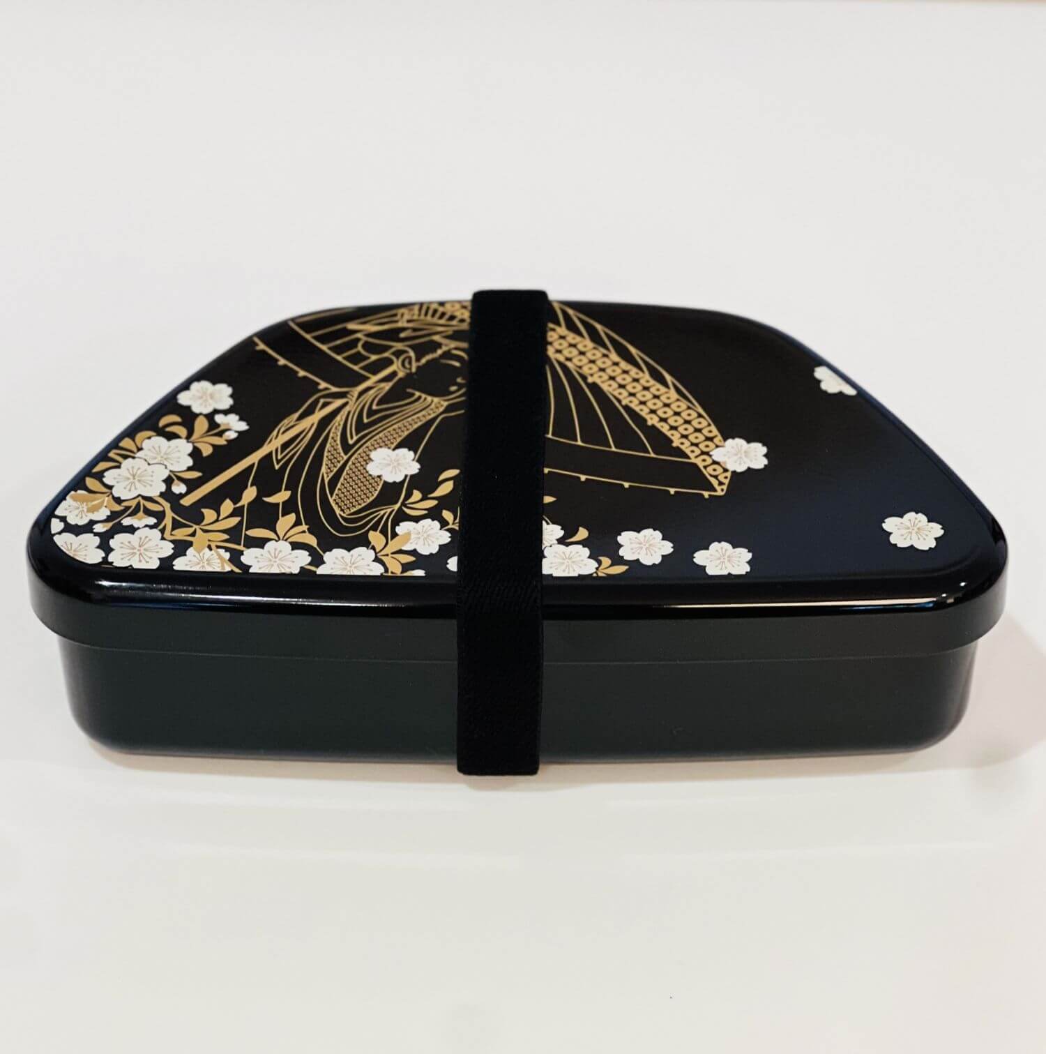 Fuji Onigiri 1 Tier Bento Box | 460ml capacity | Gold Print Lid