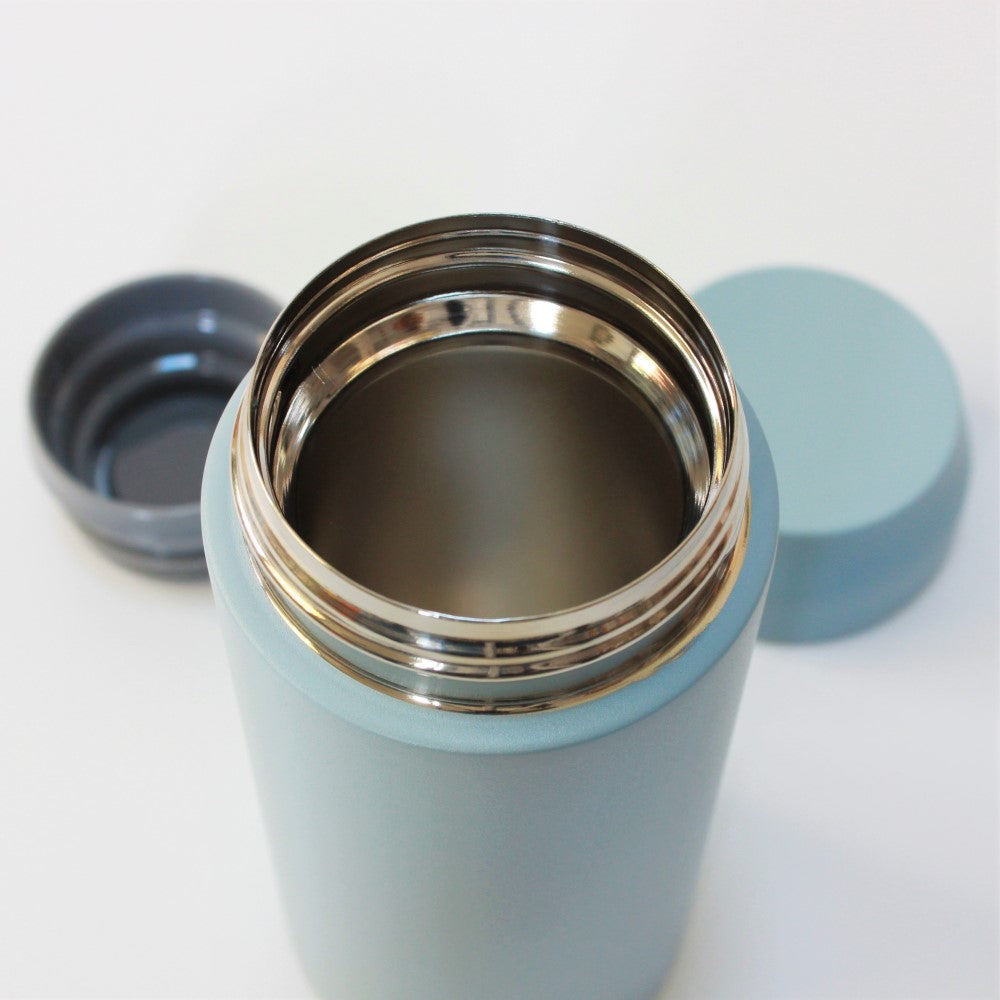 opening blue drink bottle thermomug