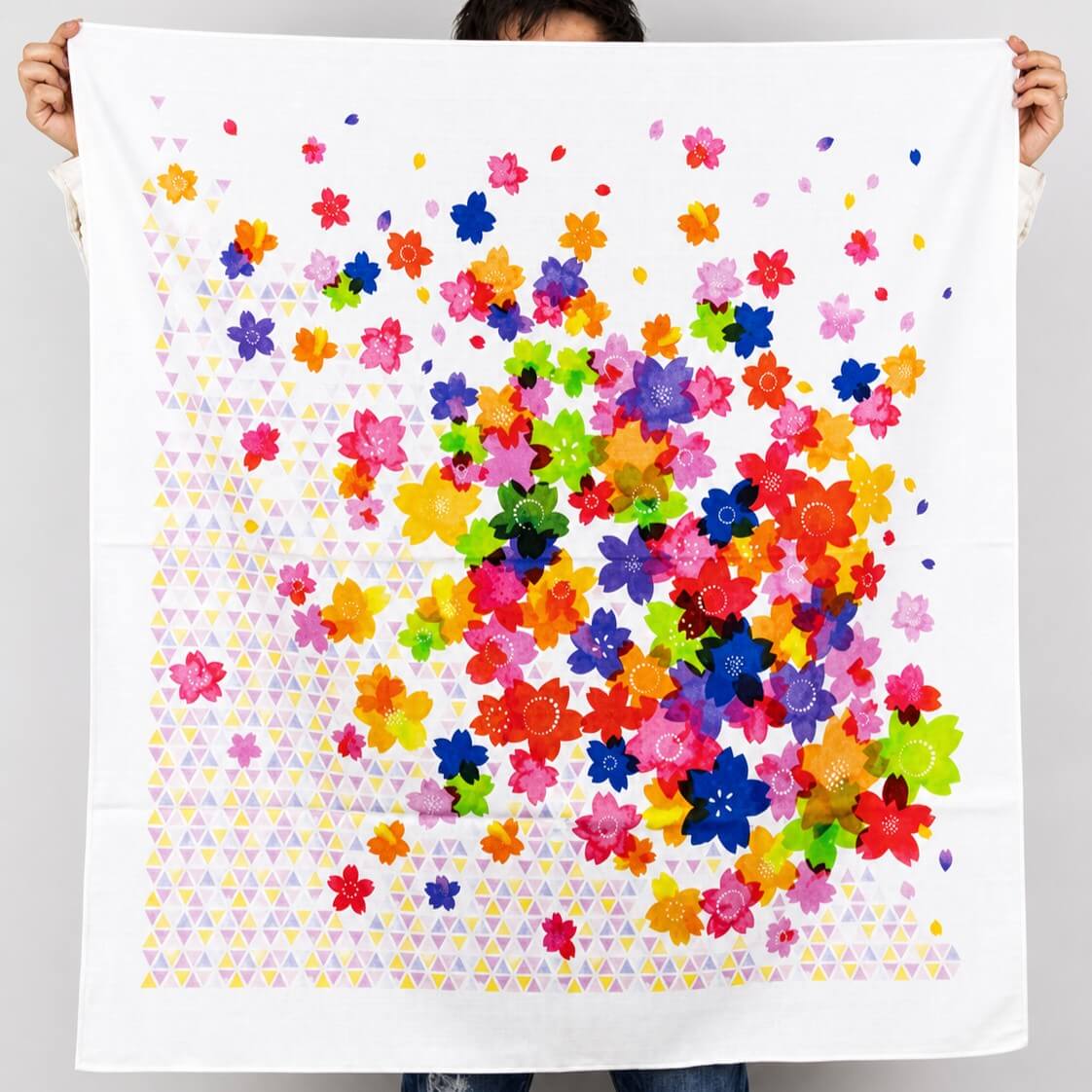 Colourful Sakura Furoshiki Wrapping Cloth 100cm