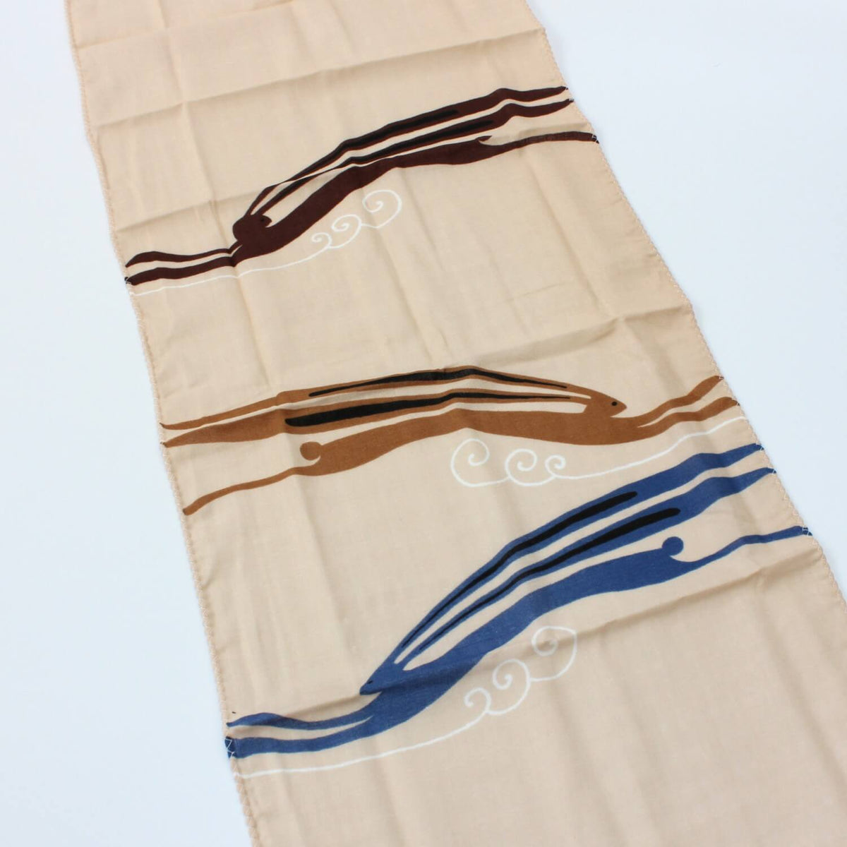Yamamotojin Double Gauze Tenugui Rabbit Wave