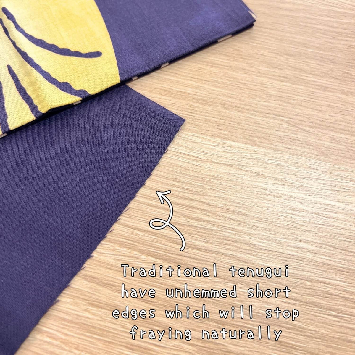 Rienzome Tenugui Rabbit and Moon | Hand dyed | Todaya Shoten