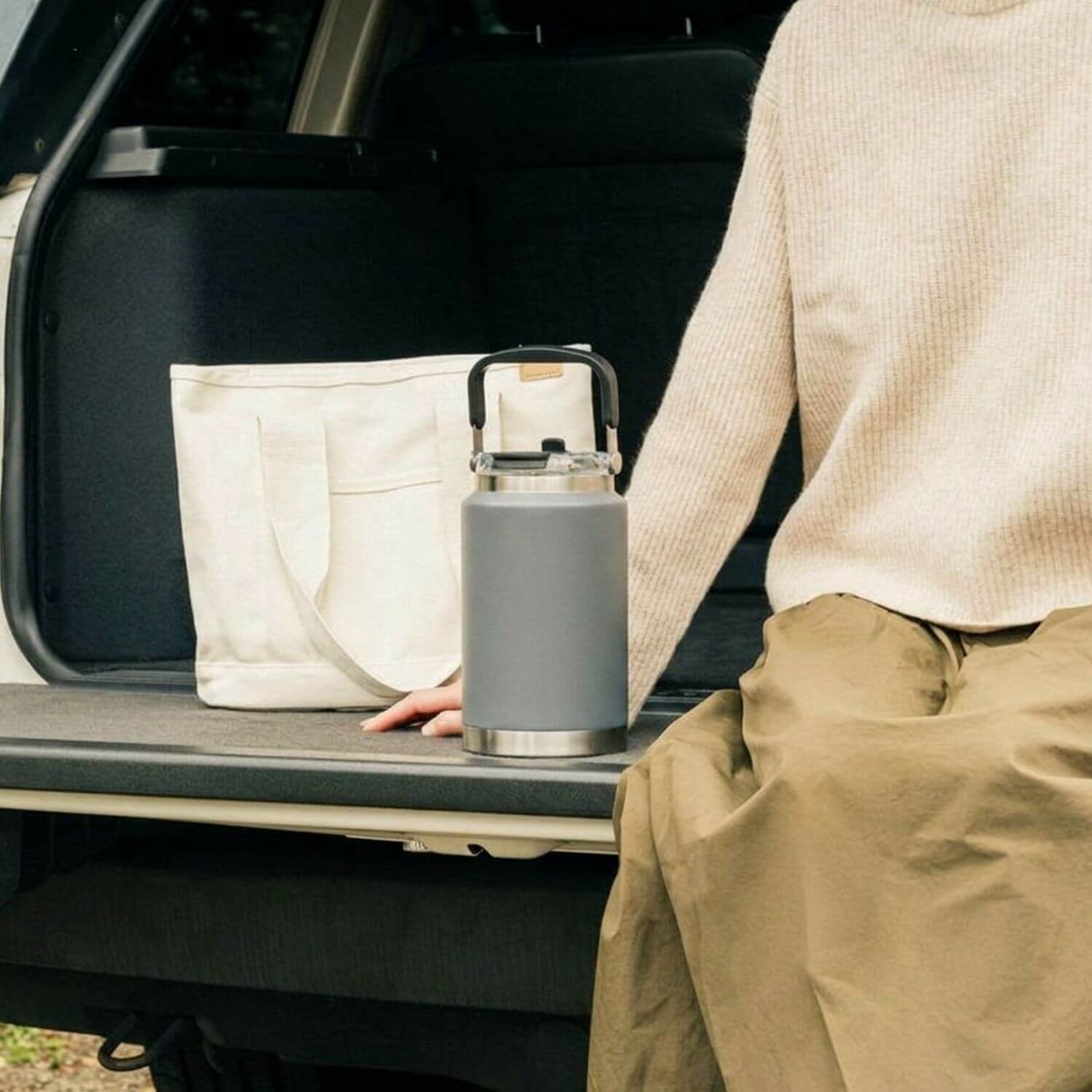 Torus Drink Bottle | 1.5L Gray | from thermo mug