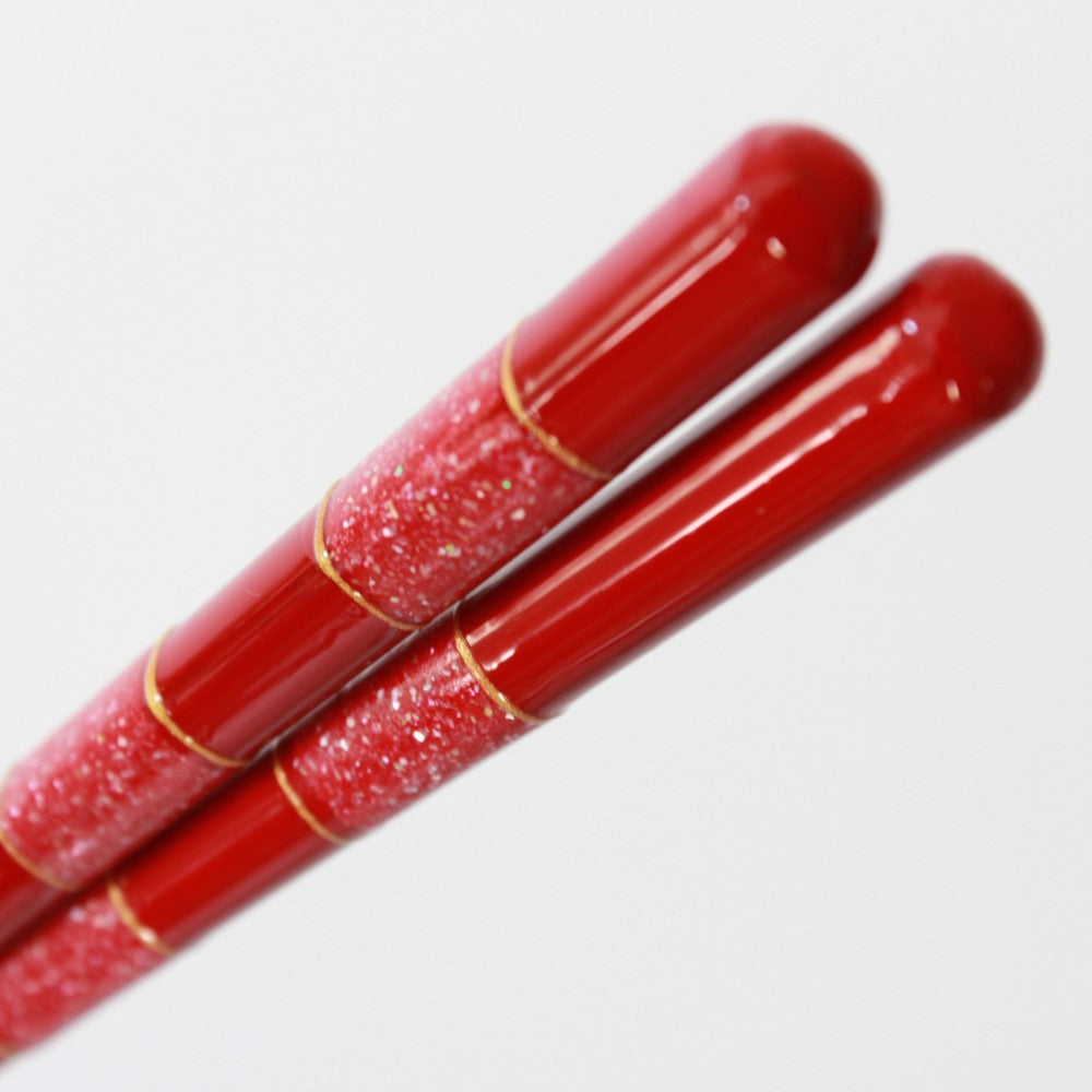 Seisai Chopsticks | Black, Red | Dishwasher safe | Wood