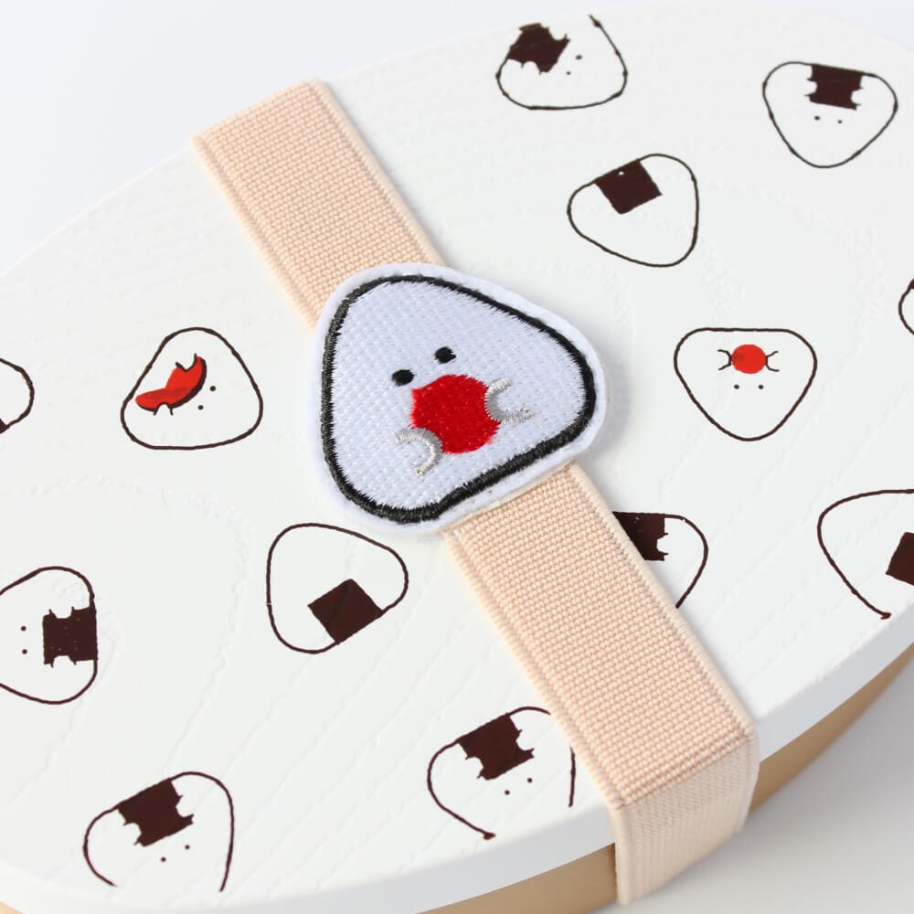 umeboshi bento band over onigiri bento box