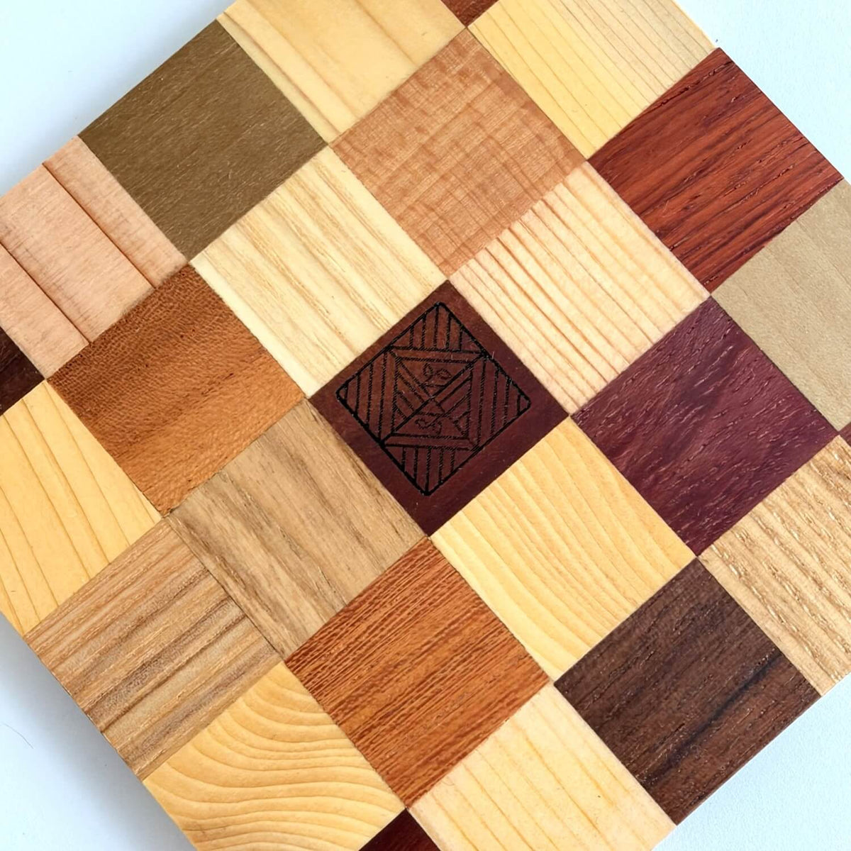 Yosegi-Zaiku Japanese Marquetry Wooden Coasters | Hand Made